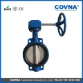 Wafer center line cast iron manual butterfly valve